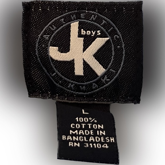 Boy’s JK Authentic Long Sleeve Button Up. Size L. Color Blue. - Picture 3 of 3